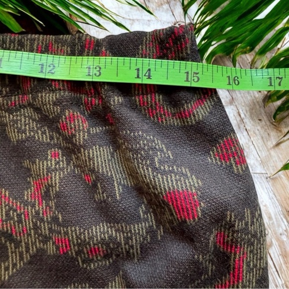 VINTAGE LENNIE New York LNY Vintage-Inspired Fringed Skirt - Dark Academia - Picture 6 of 10